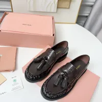 $108.00 USD MIU MIU Leather Shoes For Women #1417426
