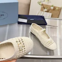$122.00 USD Prada Flat Shoes For Women #1417564