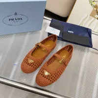$122.00 USD Prada Flat Shoes For Women #1417565