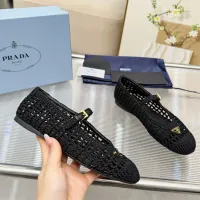 $122.00 USD Prada Flat Shoes For Women #1417566
