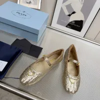 $140.00 USD Prada Flat Shoes For Women #1417567