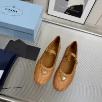 $140.00 USD Prada Flat Shoes For Women #1417568