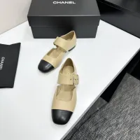 $105.00 USD Chanel Flat Shoes For Women #1417576