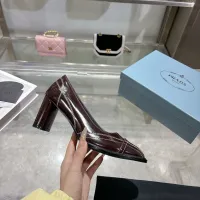 $105.00 USD Prada High-heeled Shoes For Women #1417579