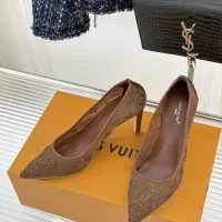 $108.00 USD Louis Vuitton High-Heeled Shoes For Women #1417628