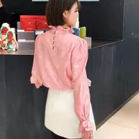 $85.00 USD Christian Dior Shirts Long Sleeved For Women #1417747