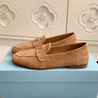 $105.00 USD Prada Leather Shoes For Women #1417845