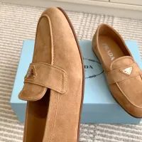 $105.00 USD Prada Leather Shoes For Women #1417845