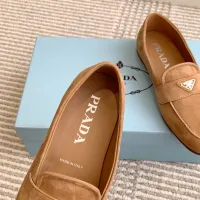 $105.00 USD Prada Leather Shoes For Women #1417845