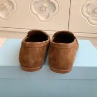 $105.00 USD Prada Leather Shoes For Women #1417849