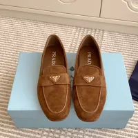 $105.00 USD Prada Leather Shoes For Men #1417850