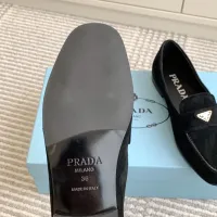 $105.00 USD Prada Leather Shoes For Women #1417851