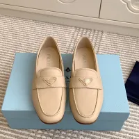 $105.00 USD Prada Leather Shoes For Women #1417853