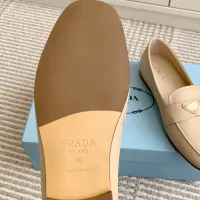 $105.00 USD Prada Leather Shoes For Women #1417853