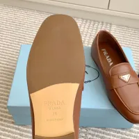 $105.00 USD Prada Leather Shoes For Women #1417855