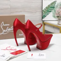 $128.00 USD Christian Louboutin High-heeled shoes For Women #1417935