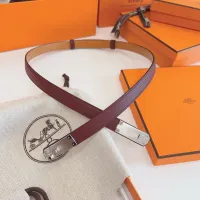 $52.00 USD Hermes AAA Quality Belts In 1.8cm For Women #1418228