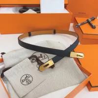 $52.00 USD Hermes AAA Quality Belts In 1.8cm For Women #1418259