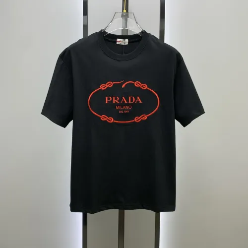 Prada T-Shirts Short Sleeved For Men #1418327 $60.00 USD, Wholesale Replica Prada T-Shirts