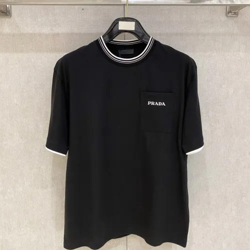 Prada T-Shirts Short Sleeved For Men #1418329 $64.00 USD, Wholesale Replica Prada T-Shirts