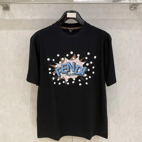 Fendi T-Shirts Short Sleeved For Men #1418351 $64.00 USD, Wholesale Replica Fendi T-Shirts