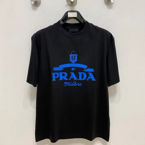 Prada T-Shirts Short Sleeved For Men #1418392 $64.00 USD, Wholesale Replica Prada T-Shirts