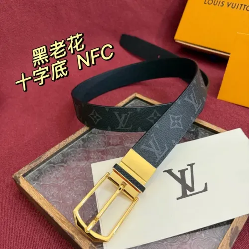 Louis Vuitton AAA Quality Belts In 3.5cm For Men #1418414 $60.00 USD, Wholesale Replica Louis Vuitton AAA Quality Belts