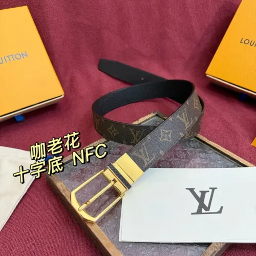 Louis Vuitton AAA Quality Belts In 3.5cm For Men #1418424 $60.00 USD, Wholesale Replica Louis Vuitton AAA Quality Belts