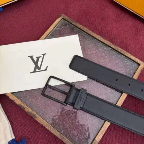Replica Louis Vuitton AAA Quality Belts In 3.5cm For Men #1418444 $60.00 USD for Wholesale