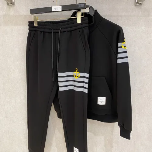 Replica Thom Browne TB Tracksuits Long Sleeved For Men #1418665 $112.00 USD for Wholesale