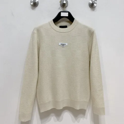 Prada Sweaters Long Sleeved For Men #1418722 $85.00 USD, Wholesale Replica Prada Sweaters