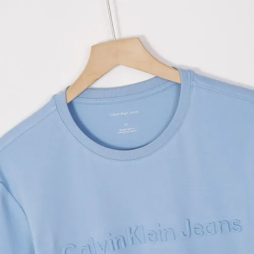 Replica Calvin Klein CK T-Shirts Short Sleeved For Men #1418997 $32.00 USD for Wholesale