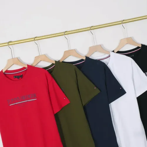 Replica Tommy Hilfiger TH T-Shirts Short Sleeved For Men #1419036 $29.00 USD for Wholesale