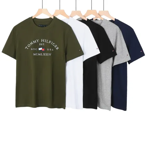 Replica Tommy Hilfiger TH T-Shirts Short Sleeved For Men #1419078 $29.00 USD for Wholesale