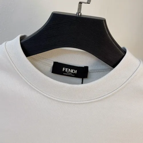 Replica Fendi Hoodies Long Sleeved For Men #1419121 $85.00 USD for Wholesale