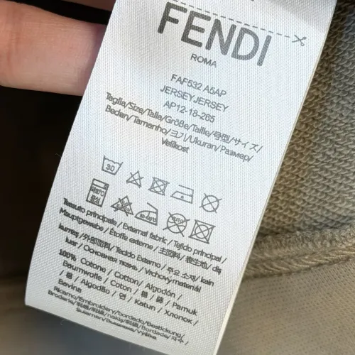 Replica Fendi Hoodies Long Sleeved For Men #1419122 $85.00 USD for Wholesale