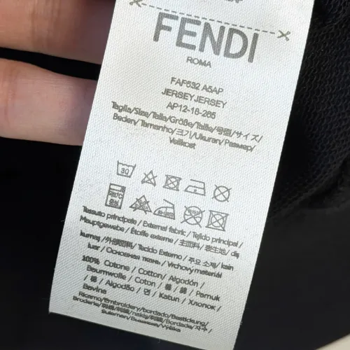 Replica Fendi Hoodies Long Sleeved For Men #1419123 $85.00 USD for Wholesale