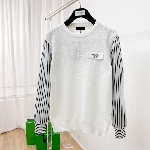 Prada Sweaters Long Sleeved For Men #1419150 $76.00 USD, Wholesale Replica Prada Sweaters