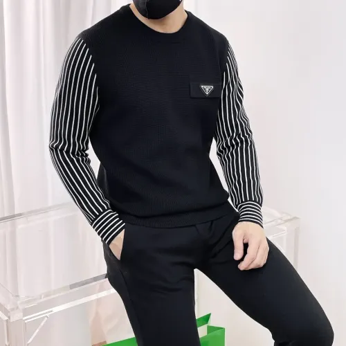 Replica Prada Sweaters Long Sleeved For Men #1419152 $76.00 USD for Wholesale