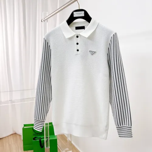 Prada Sweaters Long Sleeved For Men #1419156 $76.00 USD, Wholesale Replica Prada Sweaters