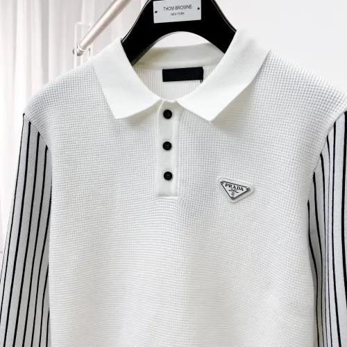 Replica Prada Sweaters Long Sleeved For Men #1419156 $76.00 USD for Wholesale