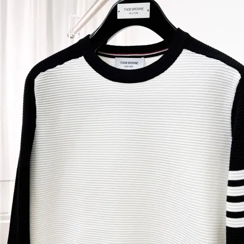 Replica Thom Browne TB Sweaters Long Sleeved For Men #1419159 $64.00 USD for Wholesale
