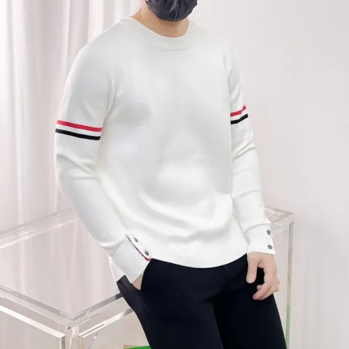 Replica Thom Browne TB Sweaters Long Sleeved For Men #1419160 $72.00 USD for Wholesale