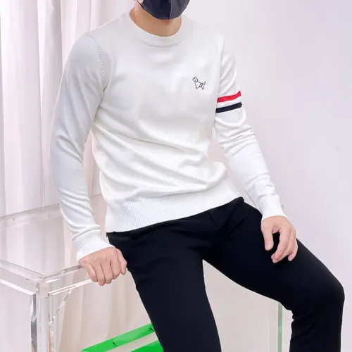 Replica Thom Browne TB Sweaters Long Sleeved For Men #1419166 $85.00 USD for Wholesale