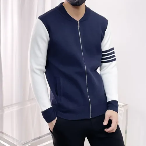 Replica Thom Browne TB Sweaters Long Sleeved For Men #1419176 $72.00 USD for Wholesale