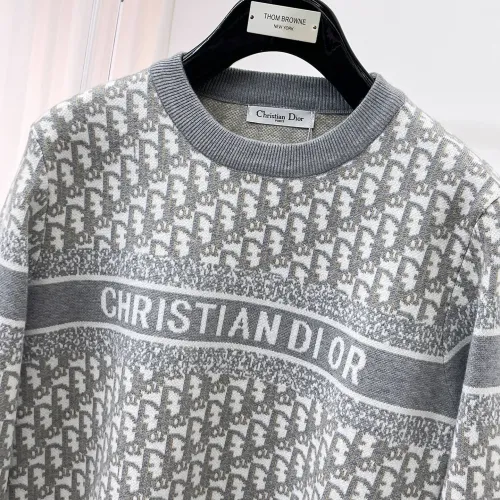 Replica Christian Dior Sweaters Long Sleeved For Men #1419180 $85.00 USD for Wholesale