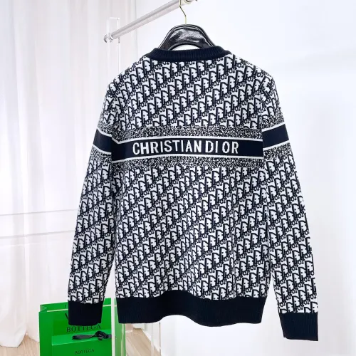Replica Christian Dior Sweaters Long Sleeved For Men #1419182 $85.00 USD for Wholesale