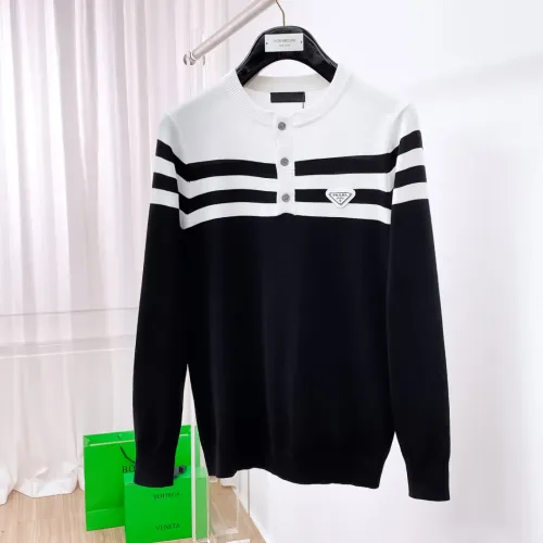 Prada Sweaters Long Sleeved For Men #1419190 $85.00 USD, Wholesale Replica Prada Sweaters