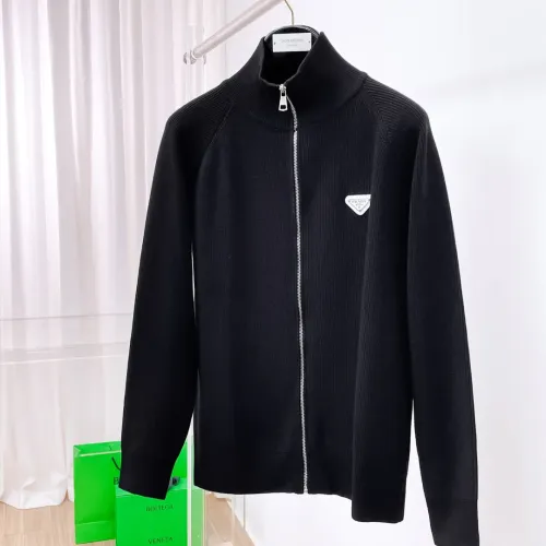 Prada Sweaters Long Sleeved For Men #1419197 $122.00 USD, Wholesale Replica Prada Sweaters