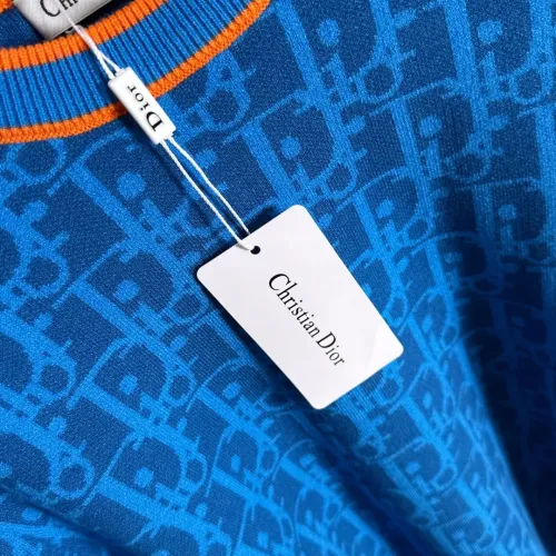 Replica Christian Dior Sweaters Long Sleeved For Men #1419205 $68.00 USD for Wholesale